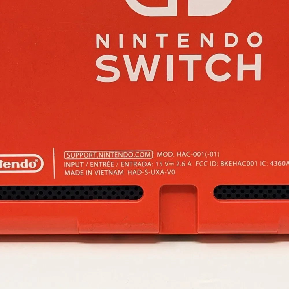 Nintendo Switch Mario Red Edition Console Red Joy Con Gaming System